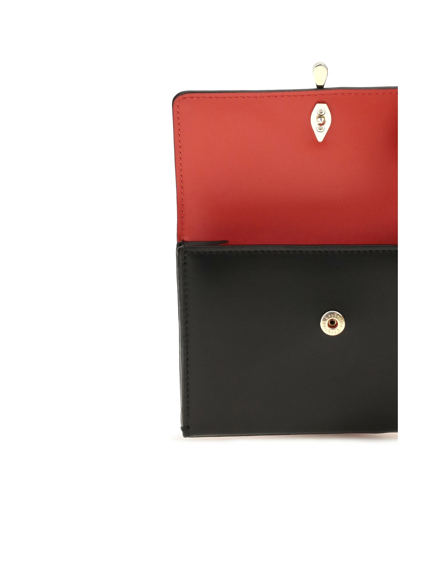Christian Louboutin Bettina Wallet — Black Calf Leather & Purses