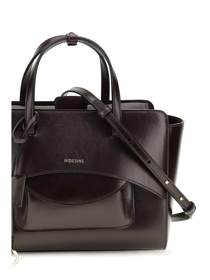 Hidesins Top Handle Bag — Brown Calf Leather Bos Taurus