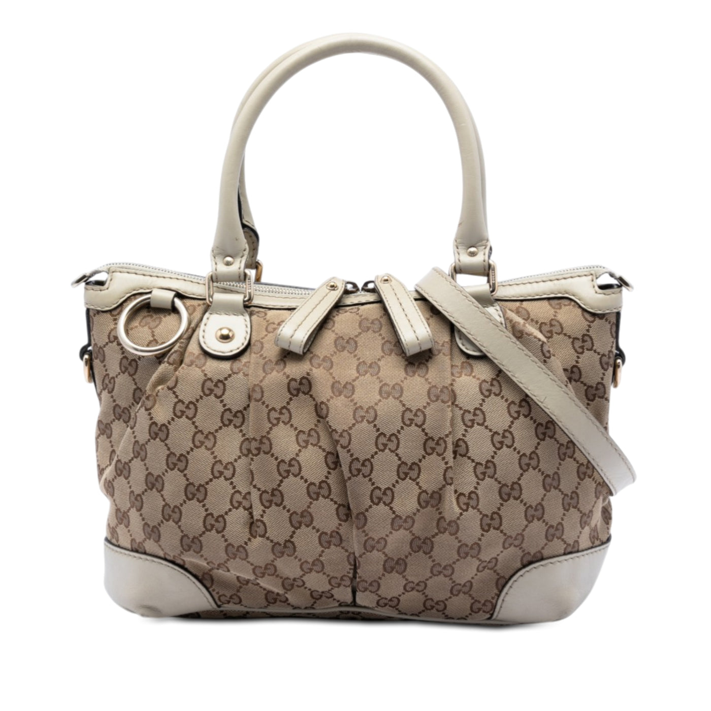 GG Canvas Sukey Satchel - Image 1
