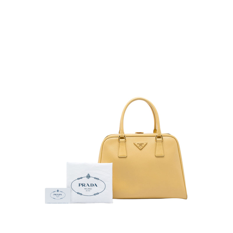 Saffiano Lux Pyramid Frame Handbag - Image 7