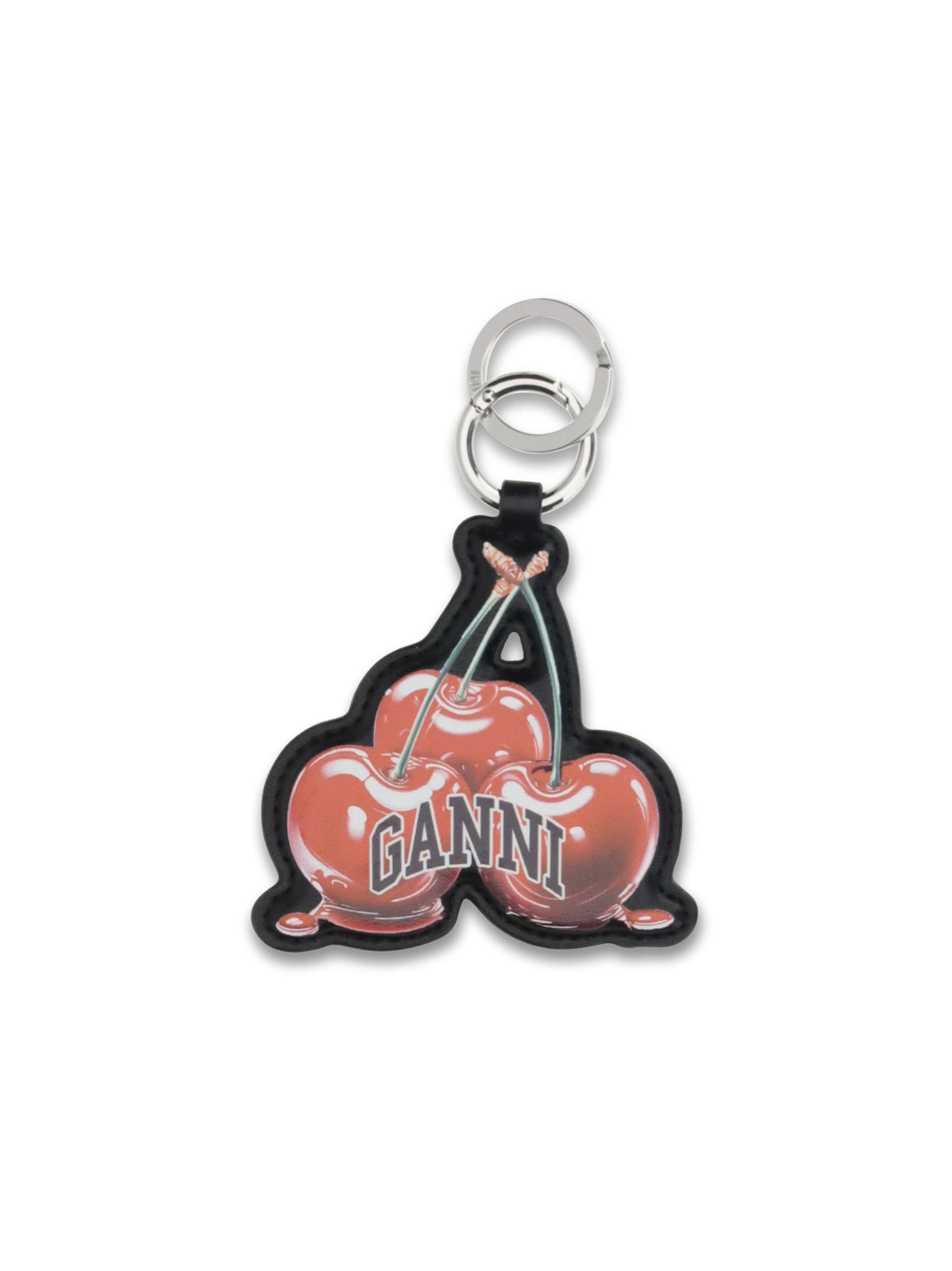 Ganni Cherry-Shaped Keyring — Red Bracelets