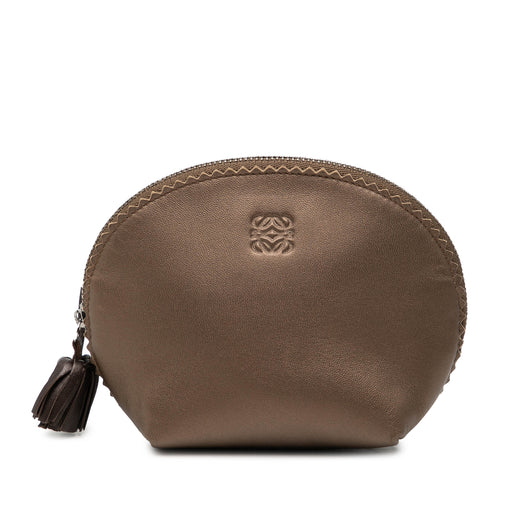 Leather Anagram Pouch - Image 1