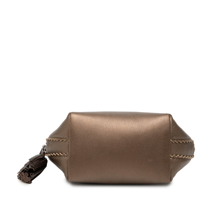 Leather Anagram Pouch - Image 3