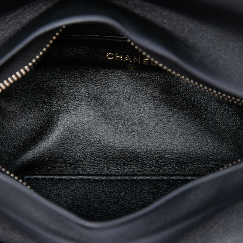 CC Quilted Velvet Crystal Wristlet Clutch - Image 4