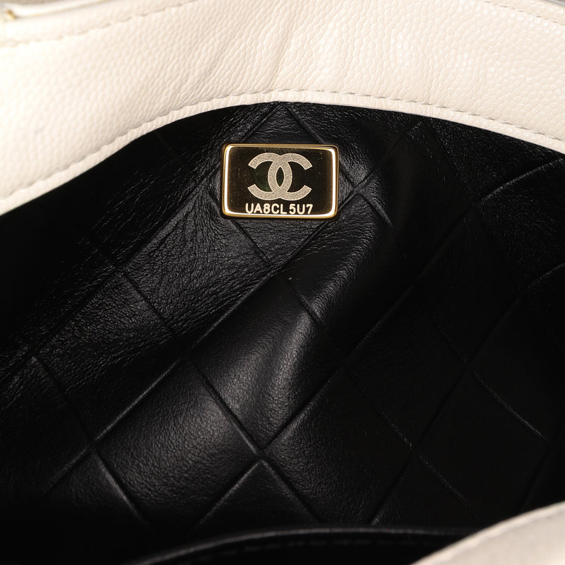 CC Quilted Lambskin Round Moon Messenger Flap - Image 6