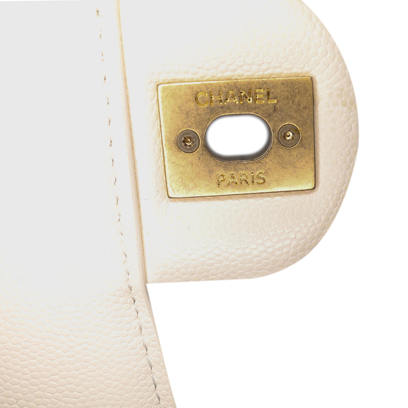 CC Quilted Lambskin Round Moon Messenger Flap - Image 7