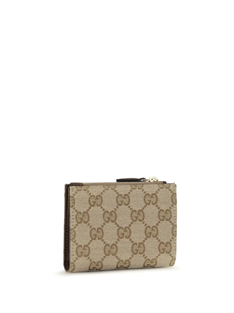Gucci Horsebit Wallet — Beige Cotton