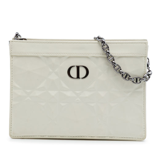 Macrocannage Diamond Calfskin Caro Every Dior Pouch - Image 1