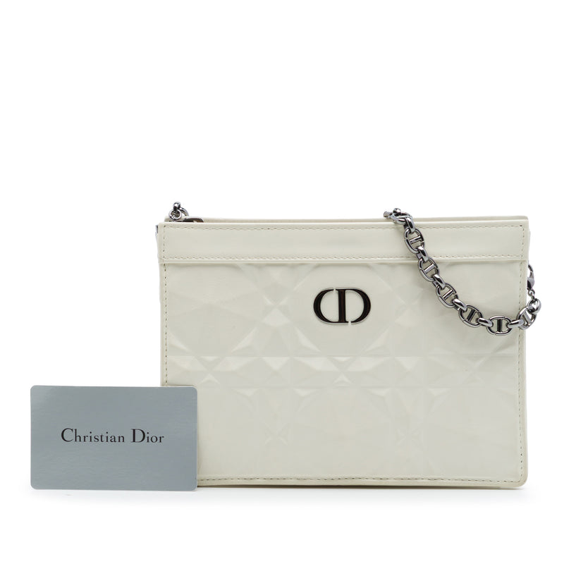 Macrocannage Diamond Calfskin Caro Every Dior Pouch - Image 7