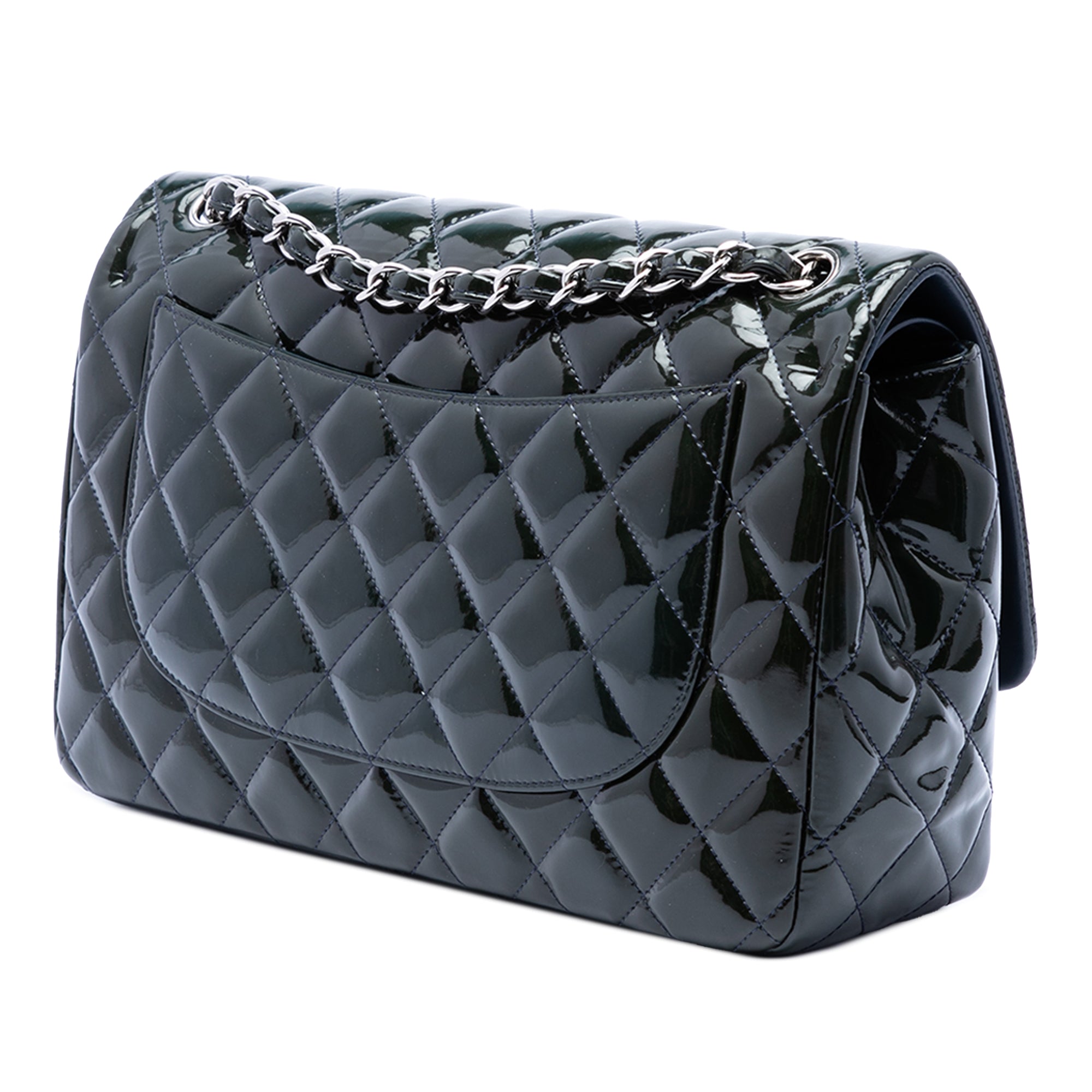 Jumbo Classic Patent Double Flap - Image 2