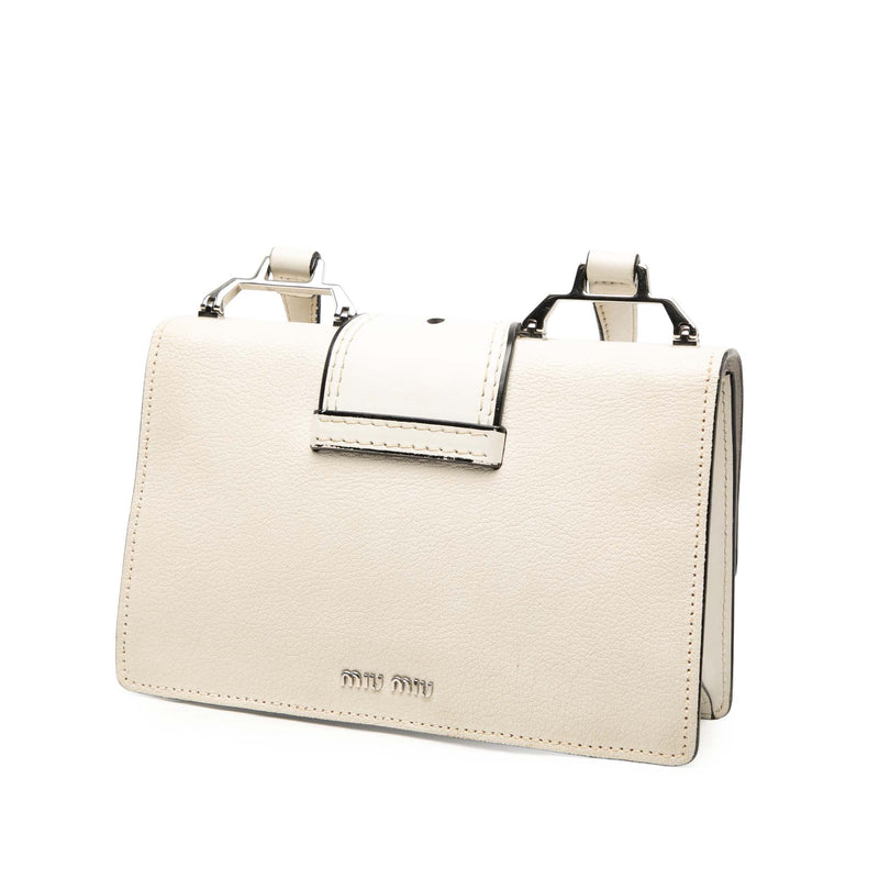 Goatskin Madras Soft Calf Crystal Embellished Crossbody - Image 2