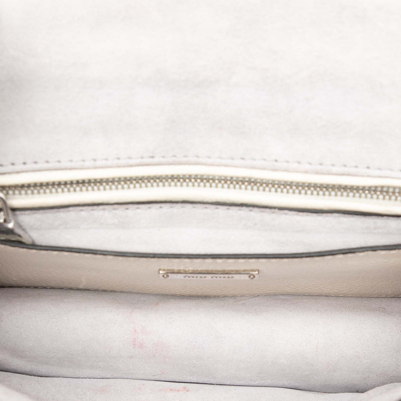 Goatskin Madras Soft Calf Crystal Embellished Crossbody - Image 4