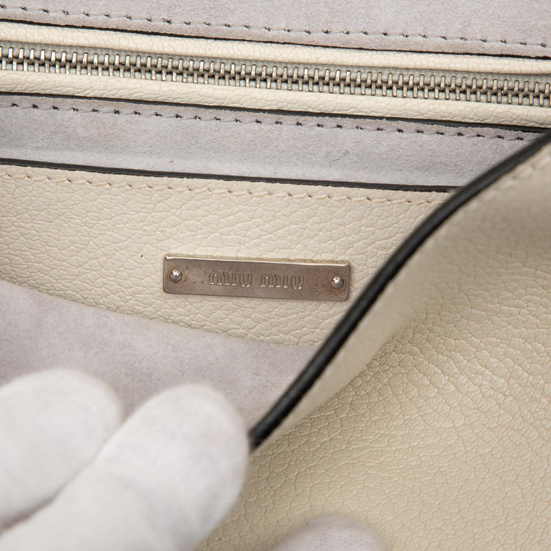 Goatskin Madras Soft Calf Crystal Embellished Crossbody - Image 5