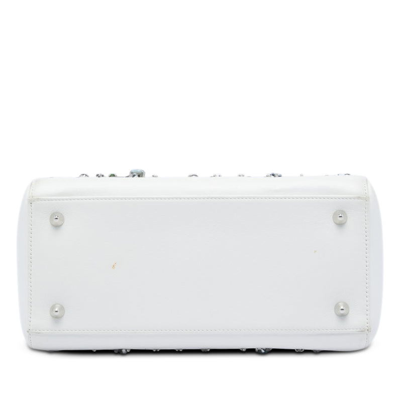 Medium Calfskin Beads And Rhinestone Embellished Lady Dior - Image 3