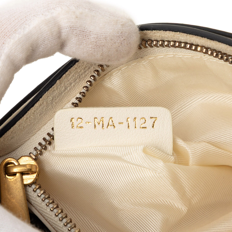 Stars Printed Calfskin Wallet on Chain - Image 6