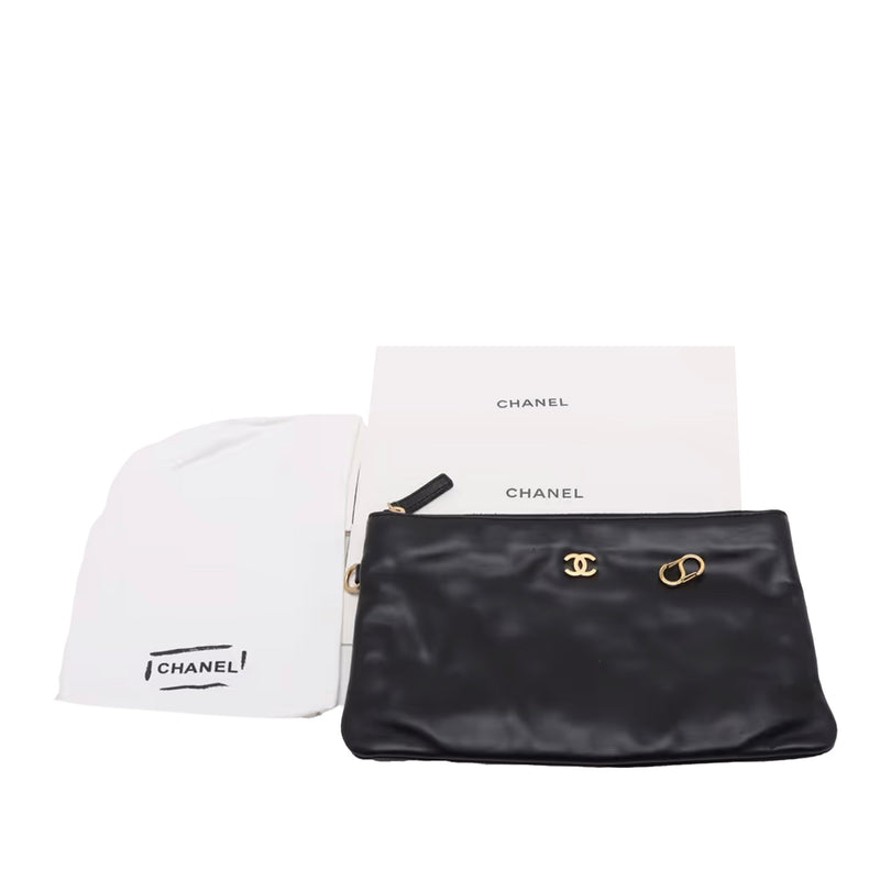 Medium Quilted Shiny Calfskin 22 Handbag - Image 11
