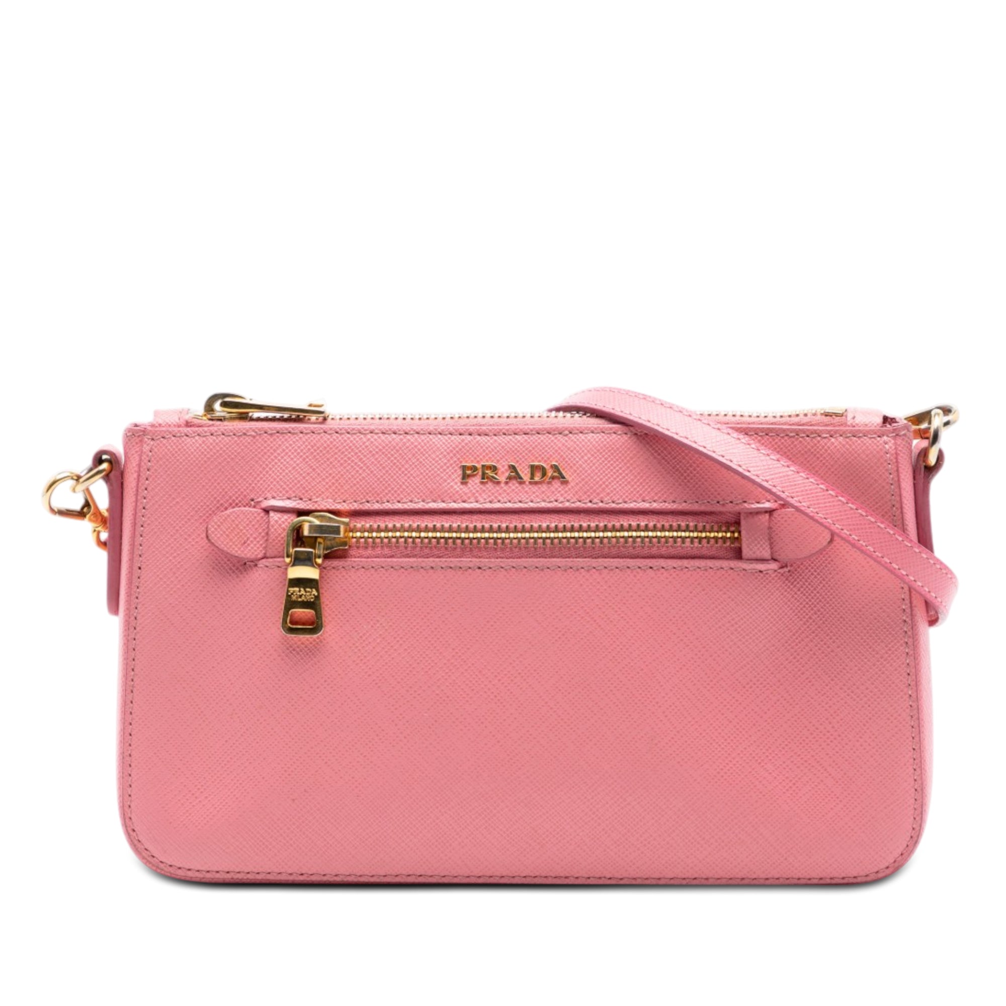 Saffiano Lux Front Pocket Crossbody - Image 1