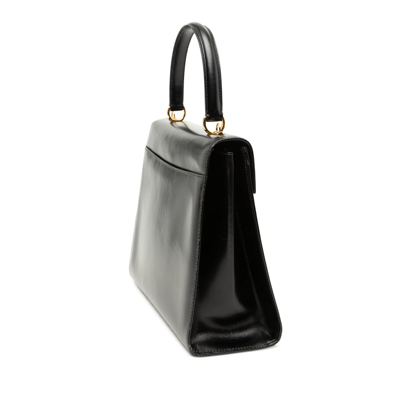 Smooth Calfskin Lady Lock Satchel - Image 2