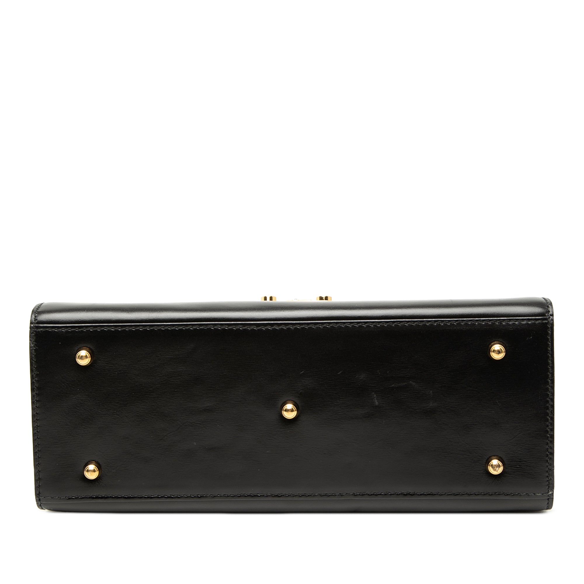 Smooth Calfskin Lady Lock Satchel - Image 3