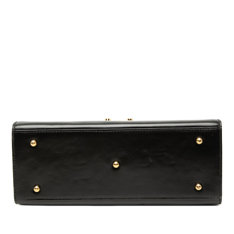 Smooth Calfskin Lady Lock Satchel - Image 3