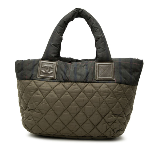 Small Quilted Nylon Coco Cocoon Tote - Image 1