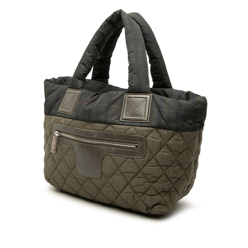 Small Quilted Nylon Coco Cocoon Tote - Image 2