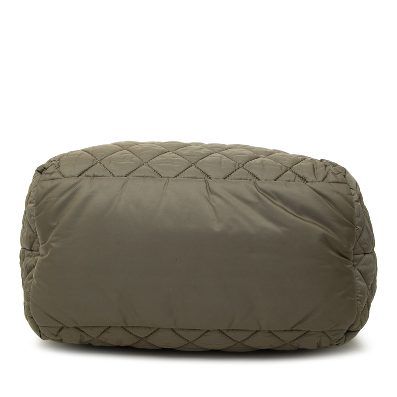 Small Quilted Nylon Coco Cocoon Tote - Image 3
