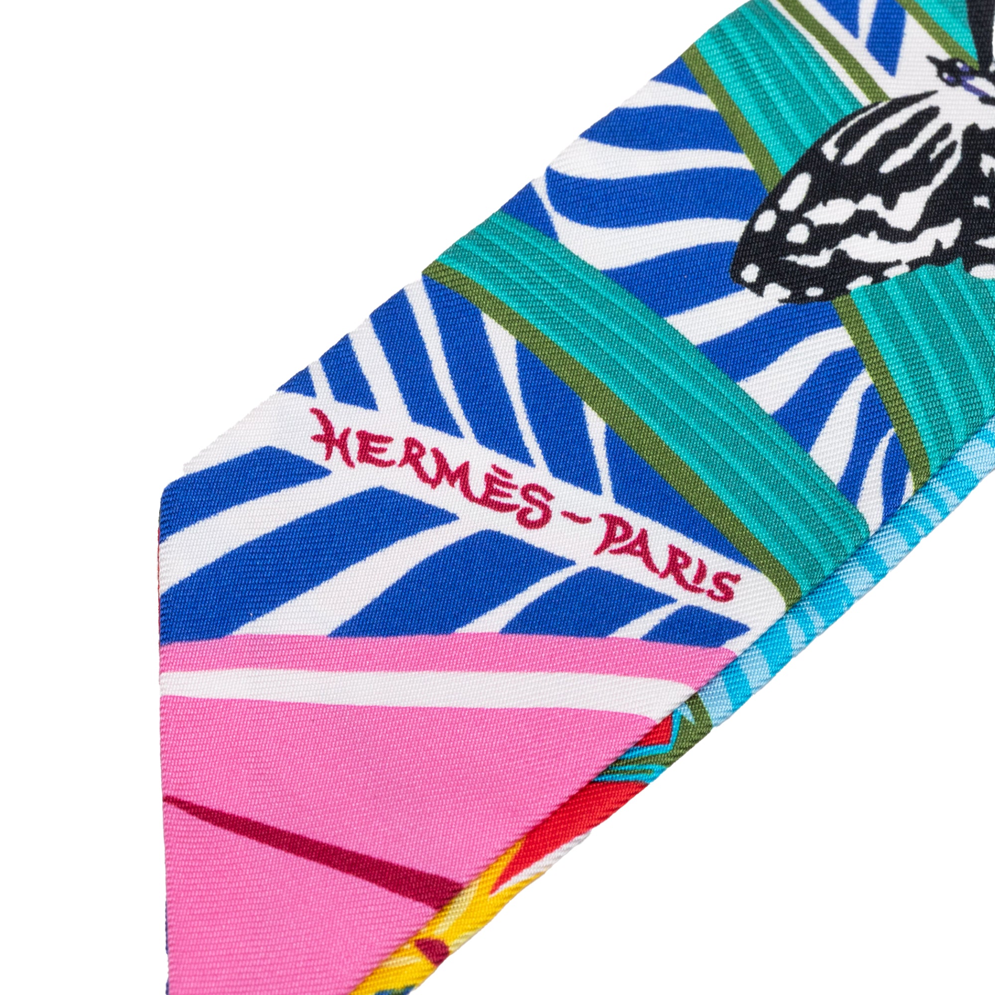 Jaguar Quetzal Silk Twilly Scarf - Image 2