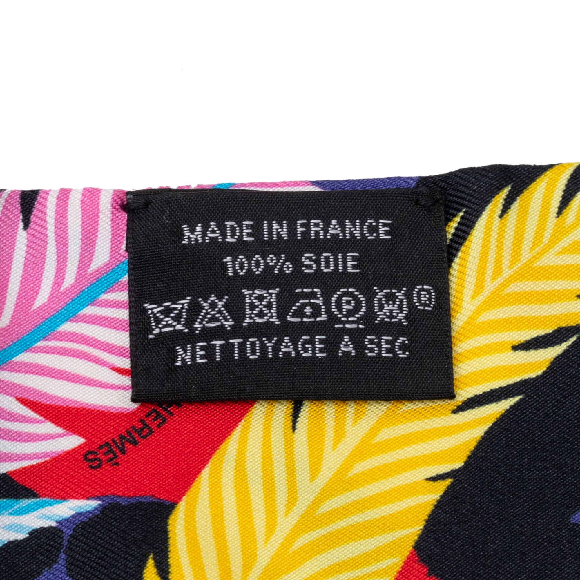 Jaguar Quetzal Silk Twilly Scarf - Image 3