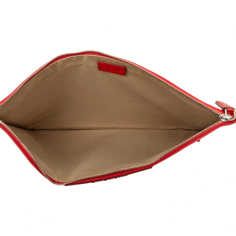 Medium Antigona Leather Clutch - Image 4