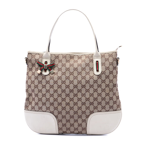 GG Canvas Princy Satchel - Image 1