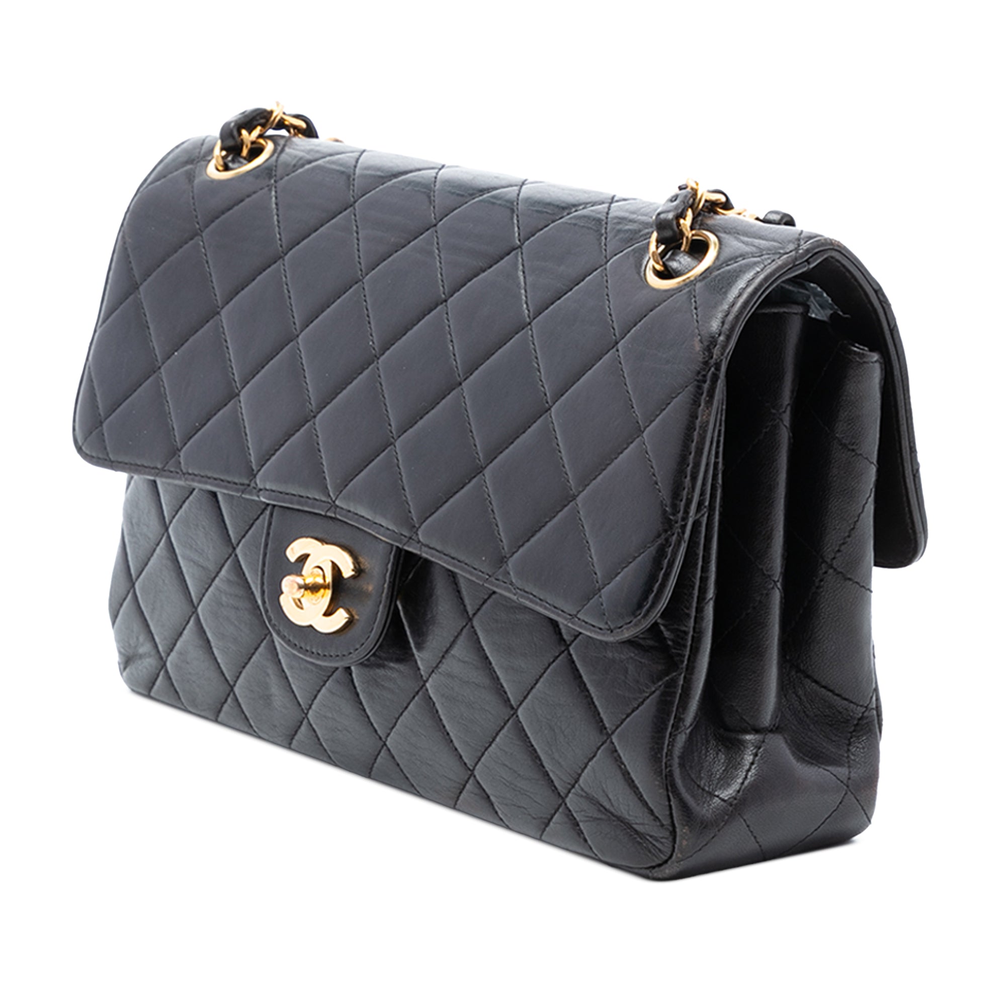 Medium Quilted Lambskin Double Sided Flap - Image 2