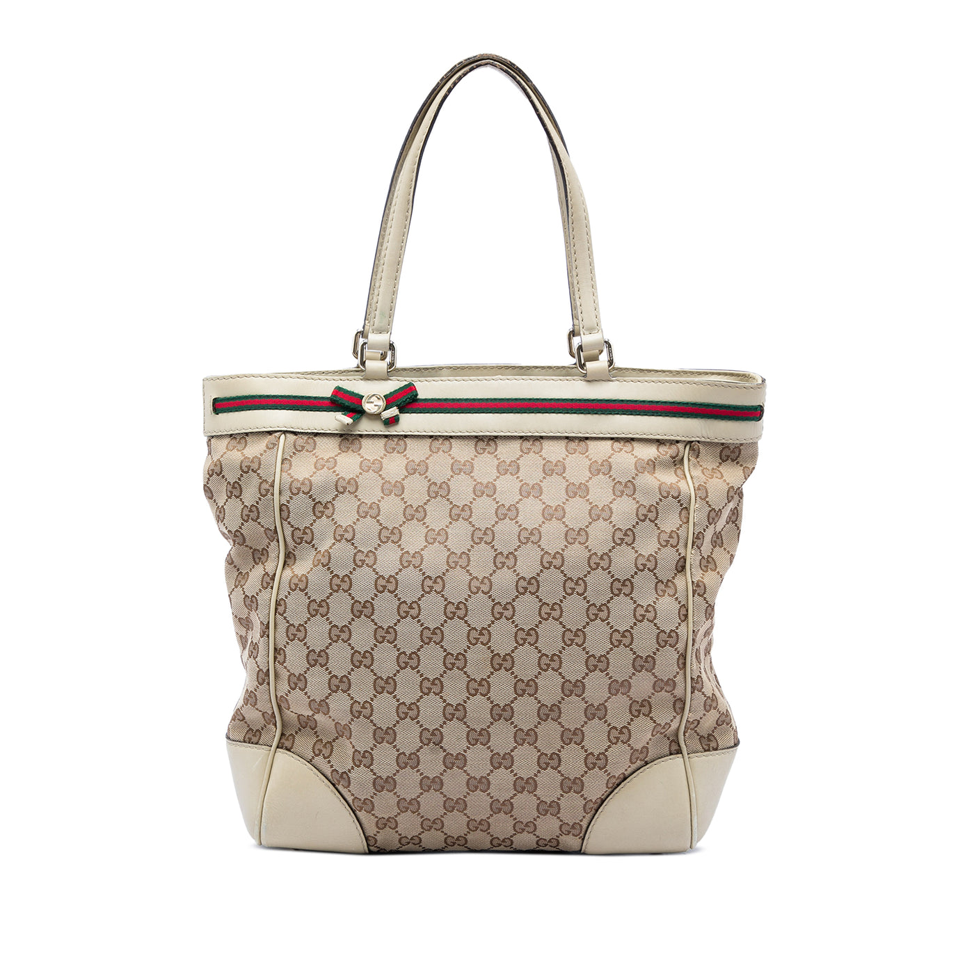 GG Canvas Web Mayfair Tote - Image 1