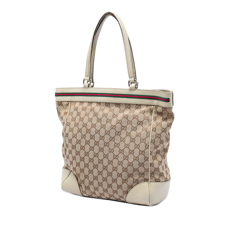 GG Canvas Web Mayfair Tote - Image 2