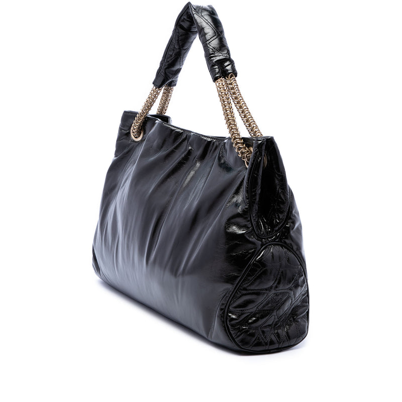Crinkled Patent Rodeo Drive Tote - Image 2