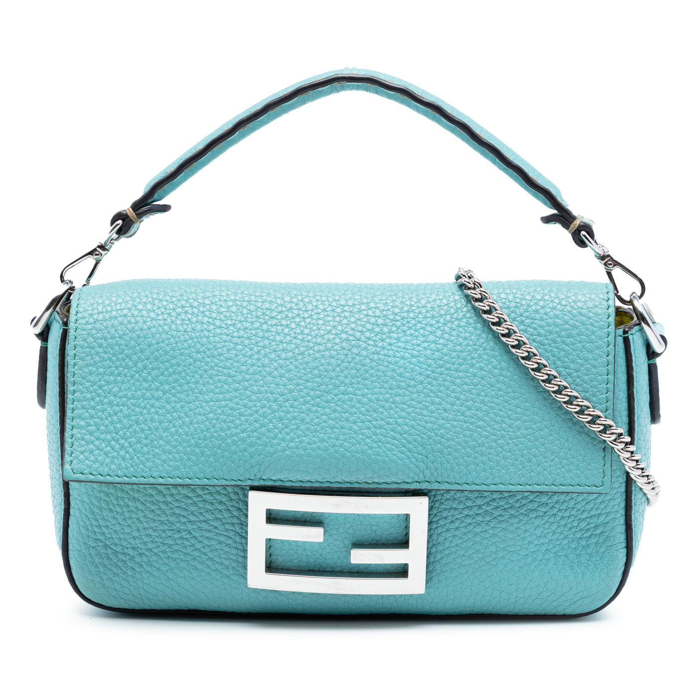Mini Leather Baguette Satchel - Image 1