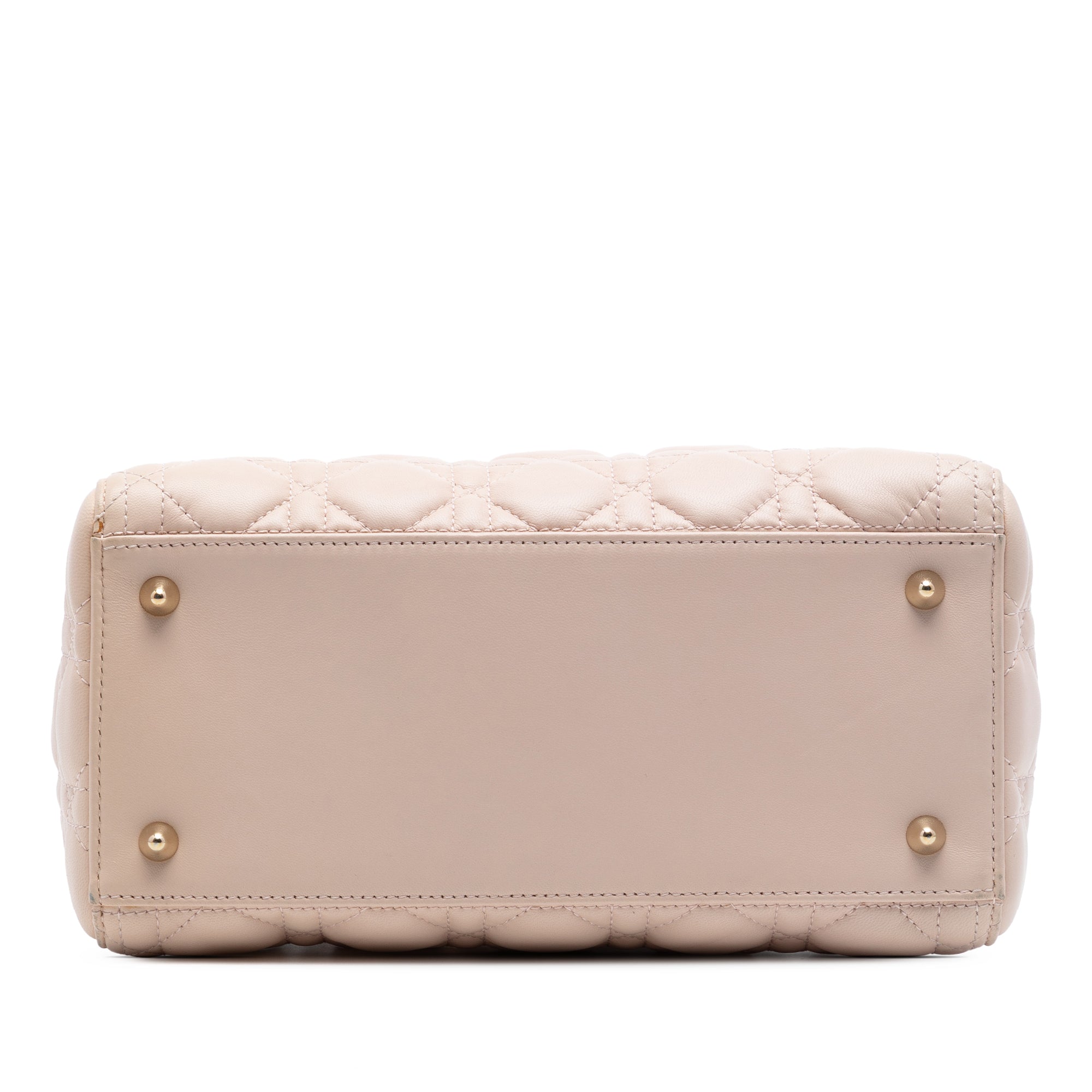Medium Lambskin Cannage Lady Dior - Image 3