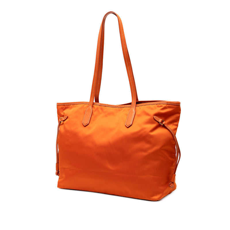 Saffiano Trimmed Tessuto Open Convertible Tote - Image 2