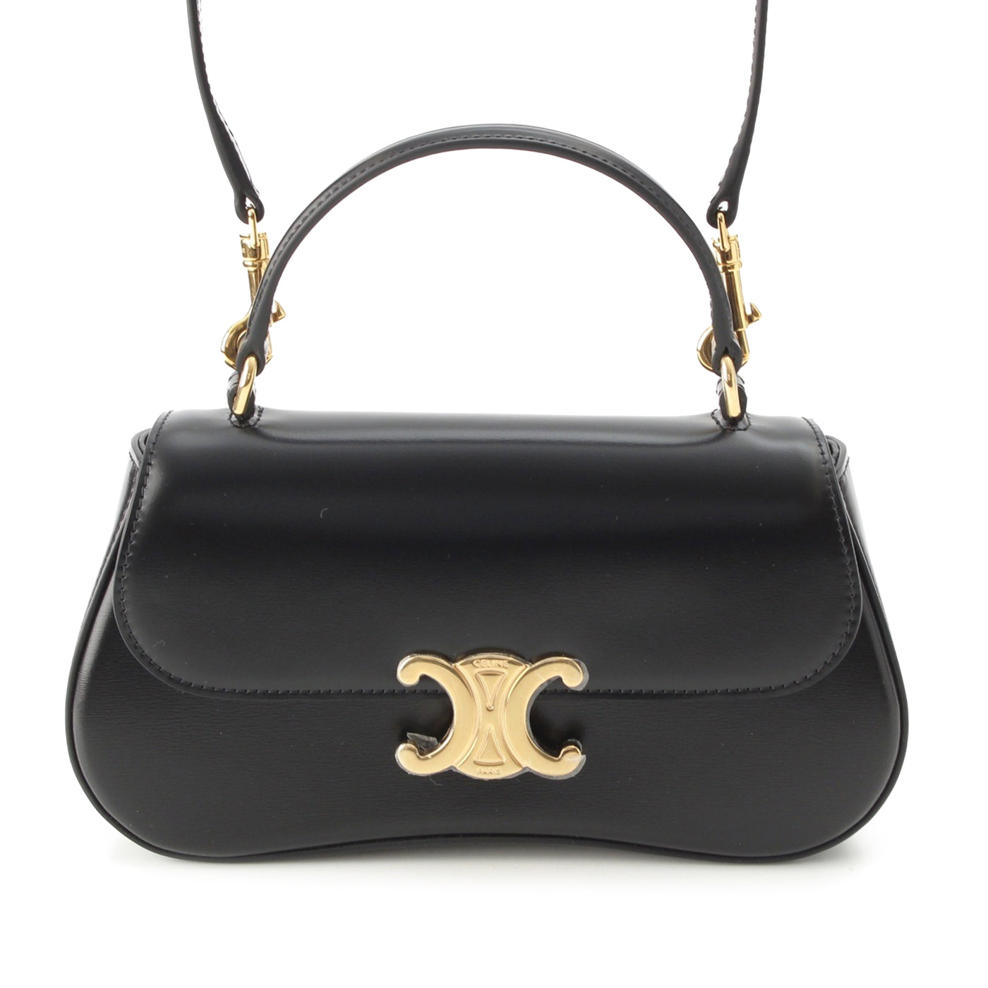 Teen Shiny Calfskin Triomphe Lola Top Handle Bag - Image 1