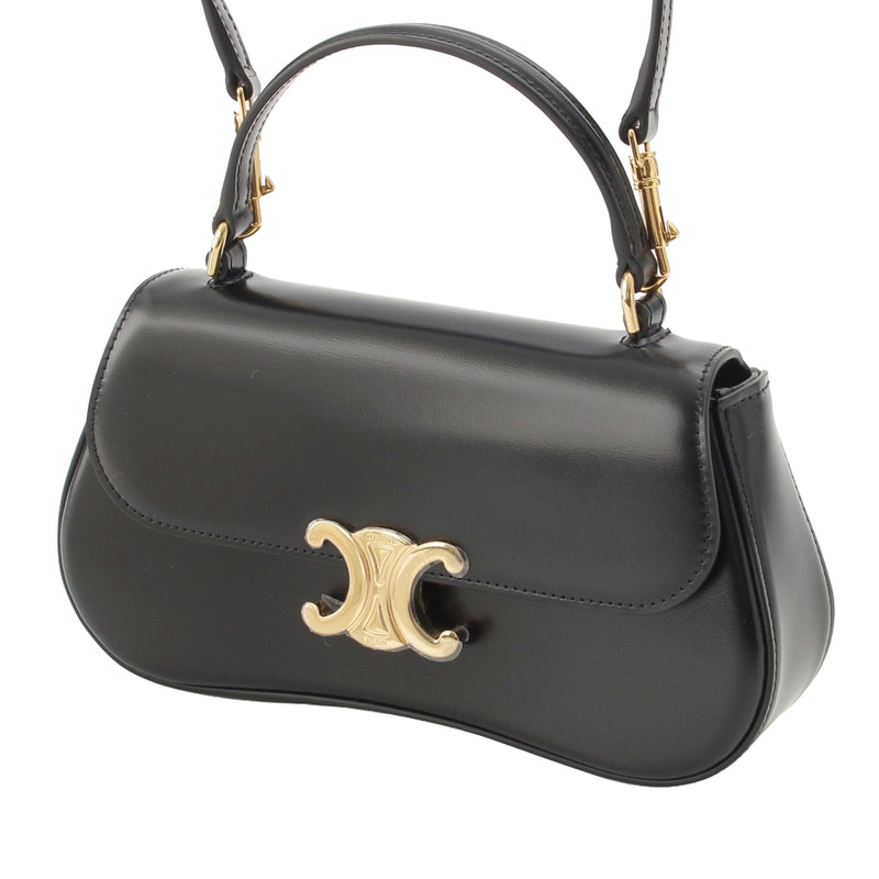Teen Shiny Calfskin Triomphe Lola Top Handle Bag - Image 8