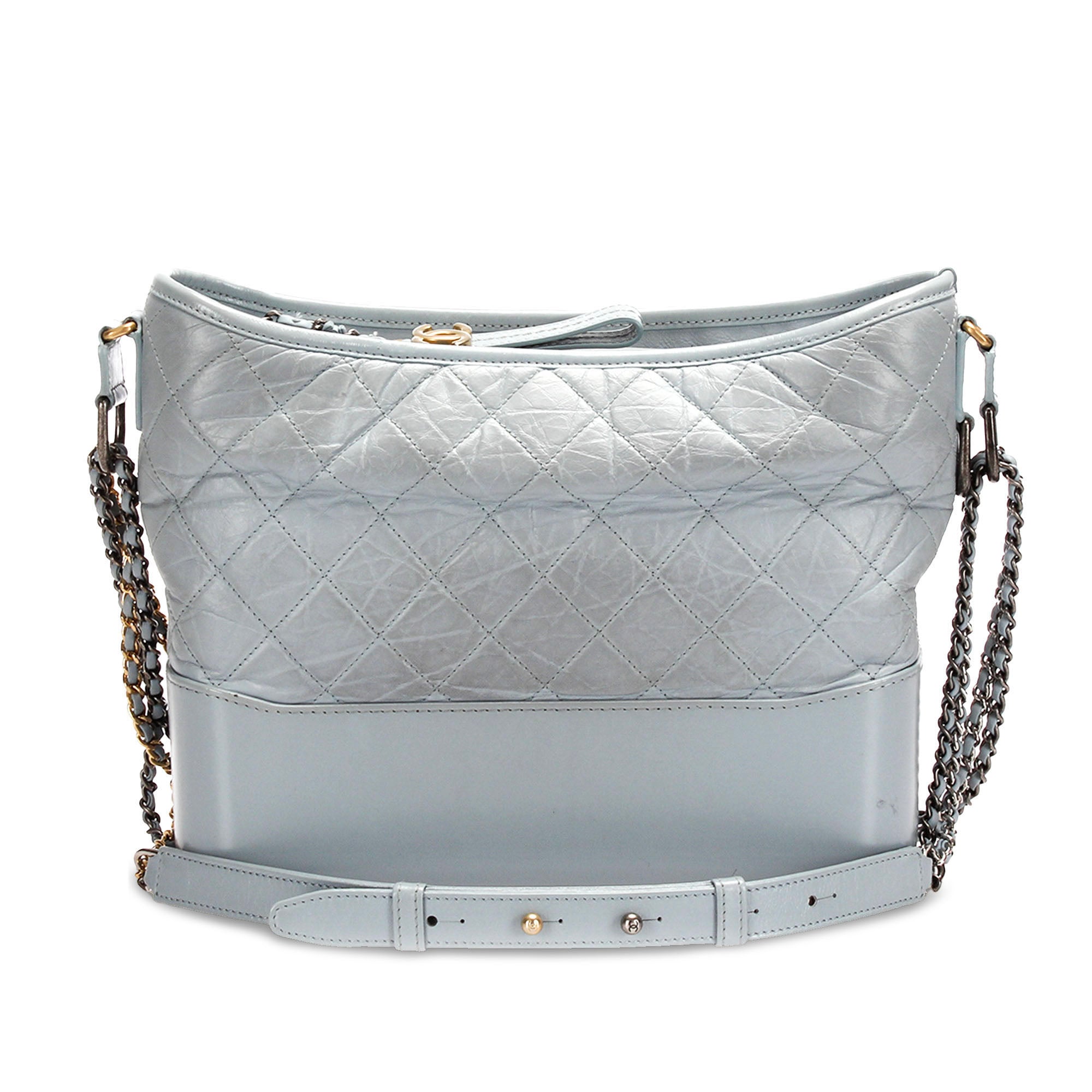 Medium Gabrielle Leather Shoulder Bag - Image 1