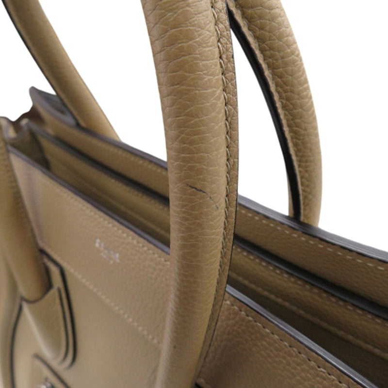 Micro Drummed Calfskin Luggage Tote - Image 10
