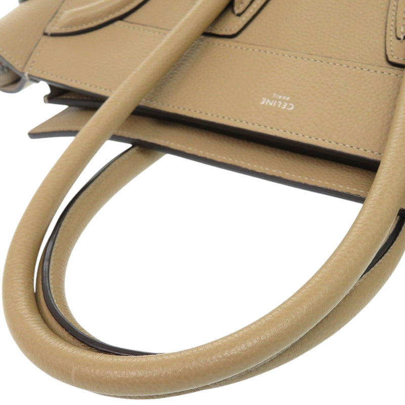 Micro Drummed Calfskin Luggage Tote - Image 14