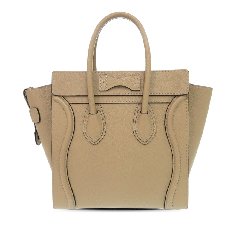 Micro Drummed Calfskin Luggage Tote - Image 2