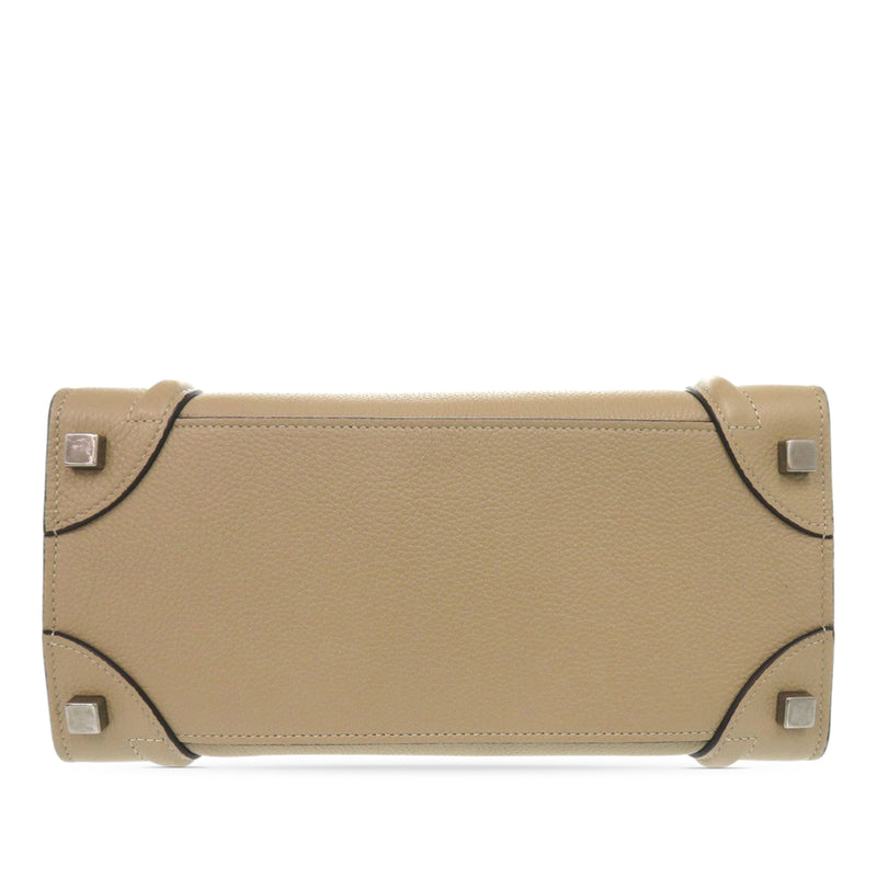 Micro Drummed Calfskin Luggage Tote - Image 3