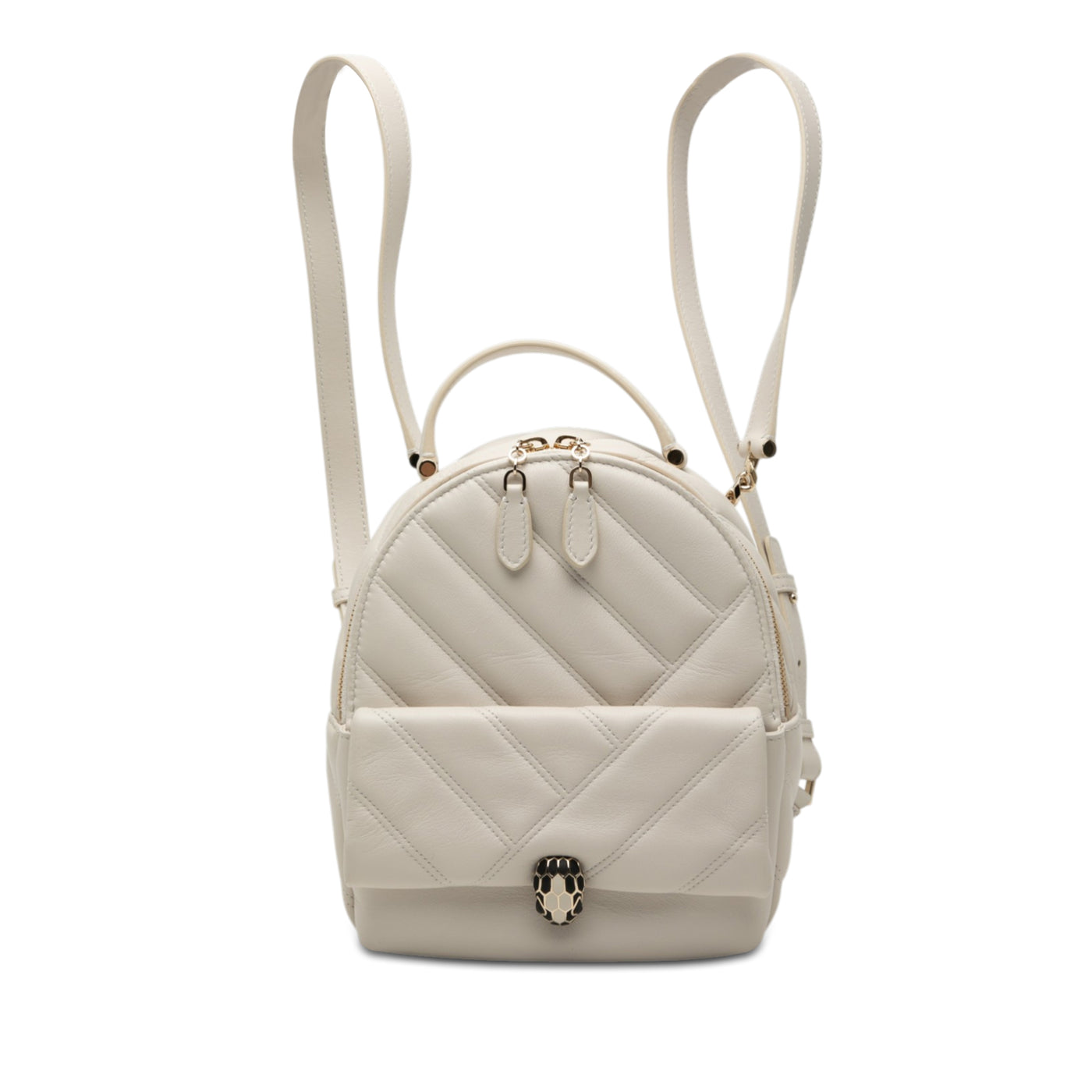 Quilted Leather Serpenti Forever Cabochon Backpack - Image 1