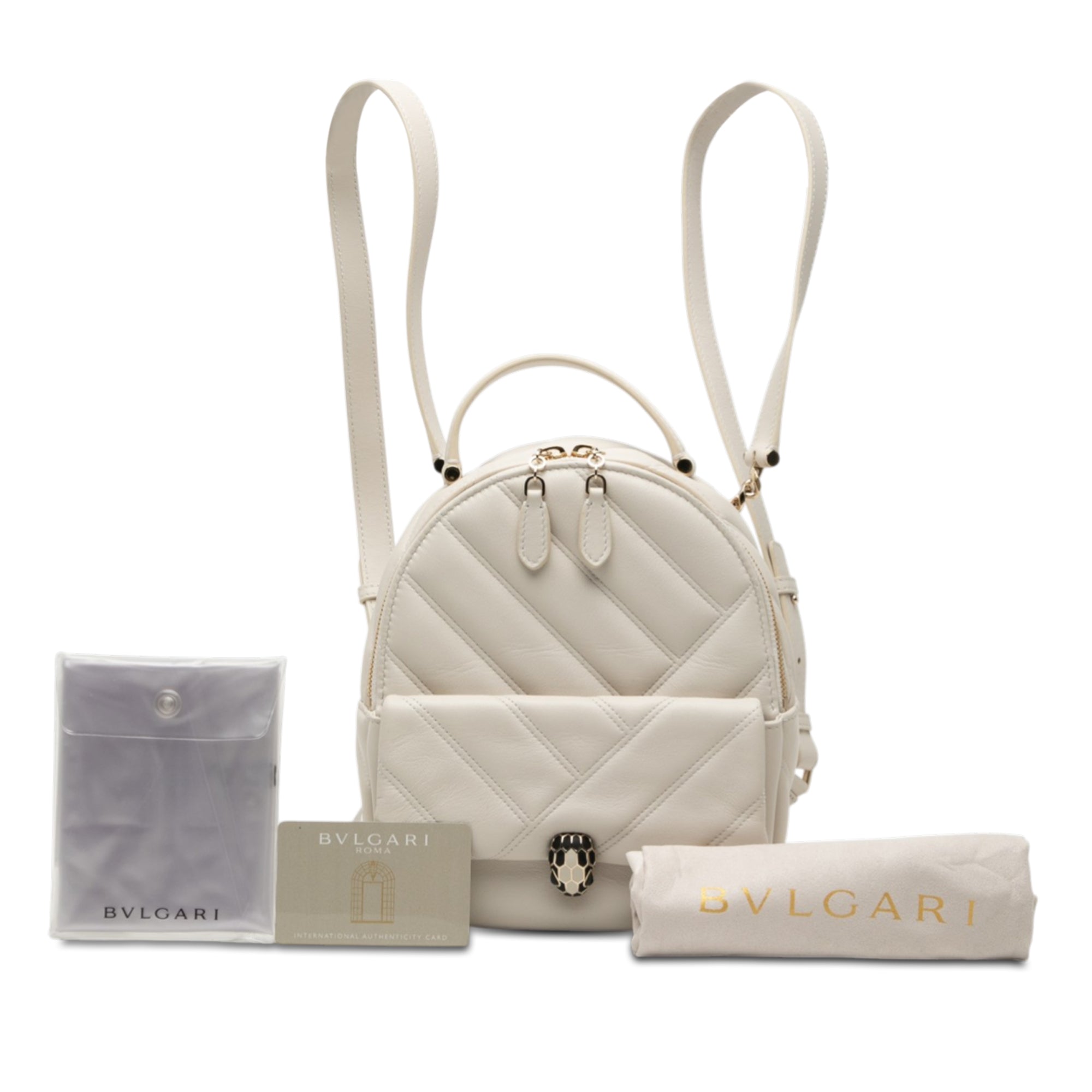 Quilted Leather Serpenti Forever Cabochon Backpack - Image 7
