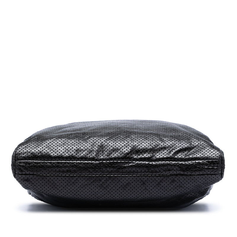 Perforated Crackled Metallic Calfskin Drill Tote - Image 3