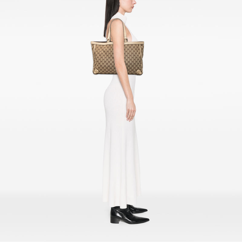 GG Canvas Abbey D Ring Tote - Image 7