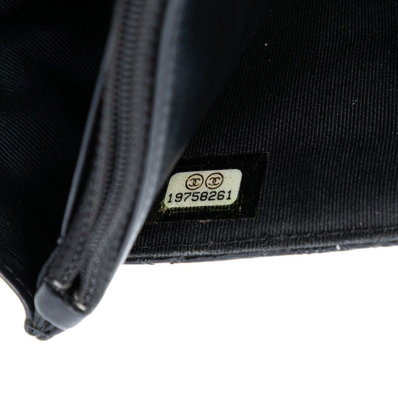 CC Quilted Shiny Aged Calfskin Wallet On Chain - Image 6